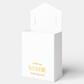 Sunshine Favor Box Geschenkschachtel (Geöffnet)