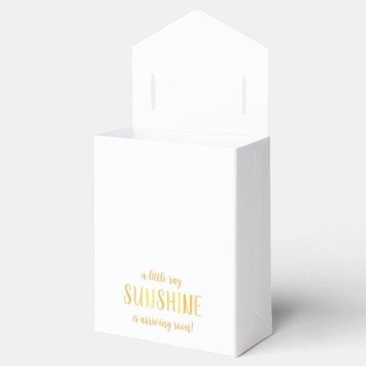 Sunshine Favor Box Geschenkschachtel (Geöffnet)