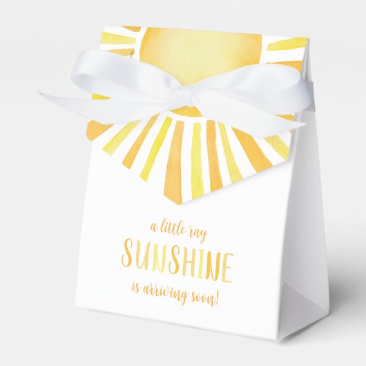 Sunshine Favor Box Geschenkschachtel (Vorderseite)