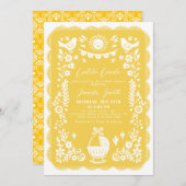 Sunshine Fiesta Cielito Lindo Baby Dusche Einladung (Vorne/Hinten)