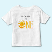 Sunshine First Birthday Personalisiert Kleinkind T-shirt