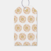 Sunshine First Trip rund um Sun One Birthday Party Geschenkanhänger (Rückseite)