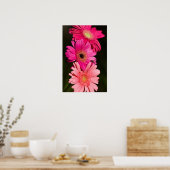 Sunshine Gerberas Poster (Küche)