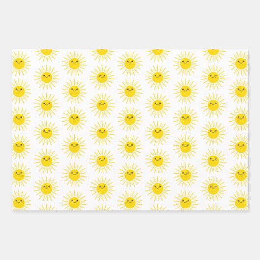 Sunshine Geschenkpapier Set (Vorderseite 2)
