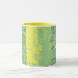 Sunshine Girl Green und Yellow Tasse