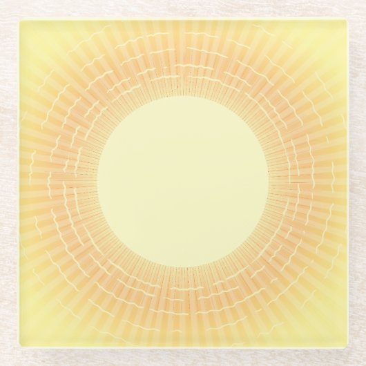 Sunshine Glasuntersetzer (Vorderseite)