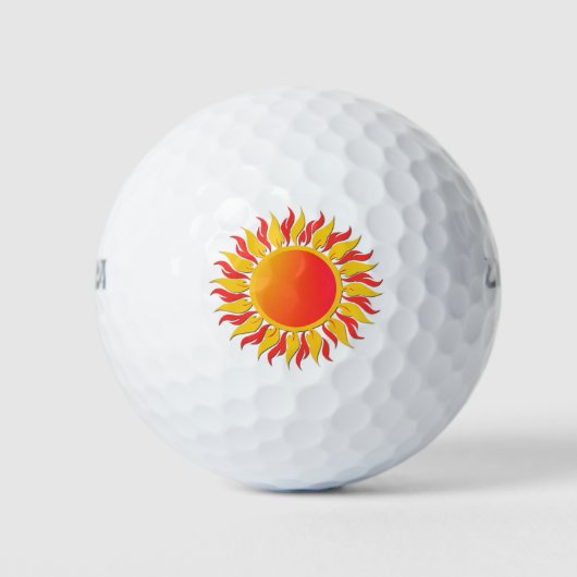 Sunshine Golfball (Vorderseite)
