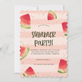 Sunshine & Good Vibes Summer Party Invitation Einladung