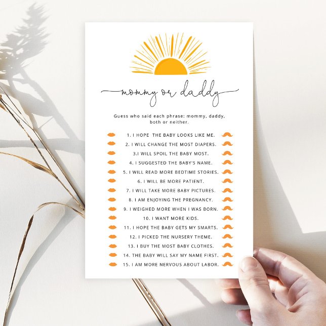 Sunshine Guess, der gesagt hat, es Mama oder Daddy (Von Creator hochgeladen)