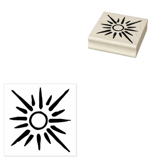 Sunshine Gummistempel (Stempel)