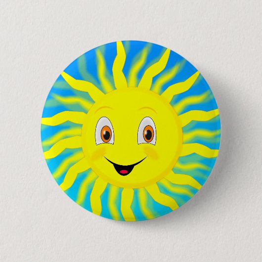 Sunshine Happy Face Button (Vorderseite)
