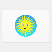 Sunshine Happy Face Geschenkpapier Set (Vorderseite 2)
