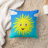 Sunshine Happy Face Kissen (Decke)
