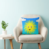 Sunshine Happy Face Kissen (Stuhl )