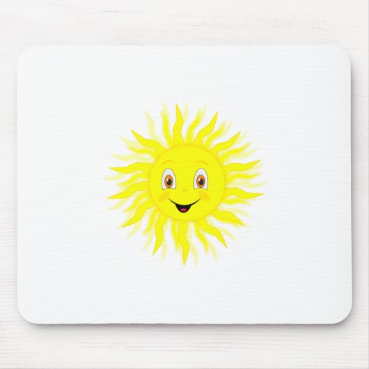 Sunshine Happy Face Mousepad (Vorne)