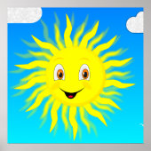 Sunshine Happy Face Poster (Vorne)