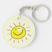 Sunshine Happy Face Schlüsselanhänger (Rückseite)