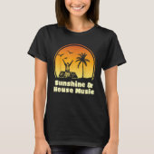 Sunshine & House Music Shirt für Raver EDM (Vorderseite)