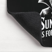 Sunshine Is For Plants Vamre Humor Goth Halloween Mousepad (Ecke)