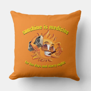 Sunshine ist ein Medikament Kissen