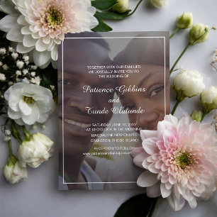 Sunshine Joy Foto Wedding Einladung