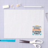 Sunshine & Joyrides - Zitat für endlose Sommerwobe Seidenpapier (Handwerk)