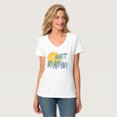 Sunshine Just BEACHIN!  T-Shirt (Vorderseite Vollansicht)