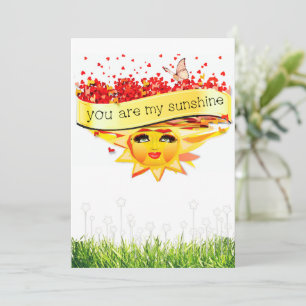 SUNSHINE KISSES EINLADUNG