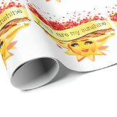 SUNSHINE KISSES GESCHENKPAPIER (Rolleneckpunkt)