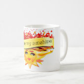 SUNSHINE KISSES KAFFEETASSE (VorderseiteRechts)