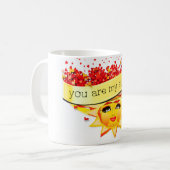 SUNSHINE KISSES KAFFEETASSE (Vorderseite Links)