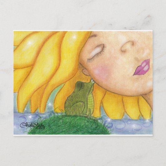 Sunshine Kisses Postkarte (Vorderseite)