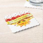 SUNSHINE KISSES UNTERSETZER (angewinkelt)