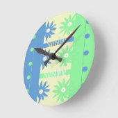 Sunshine Knick Knat Runde Wanduhr (Winkel)