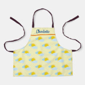 Sunshine Lächeln Girl Boy Niedlich Illustration Mu Schürze (Vorderseite)