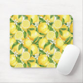 Sunshine Lemon Blossom Mousepad (Mit Mouse)