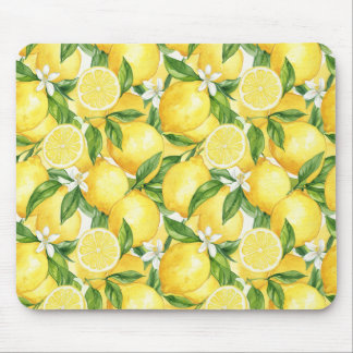 Sunshine Lemon Blossom Mousepad
