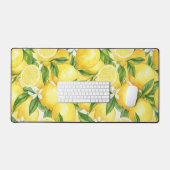 Sunshine Lemon Blossom Schreibtischunterlage (Tastatur & Maus)