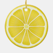 Sunshine Lemon Holiday Joy Keramik Ornament (Hinten)