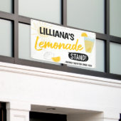 Sunshine Lemonade Stand Geburtstagsparty Banner (Äußeres Gebäude)