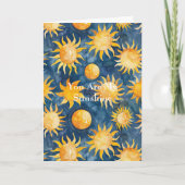 Sunshine Liebe Karte (Vorderseite)