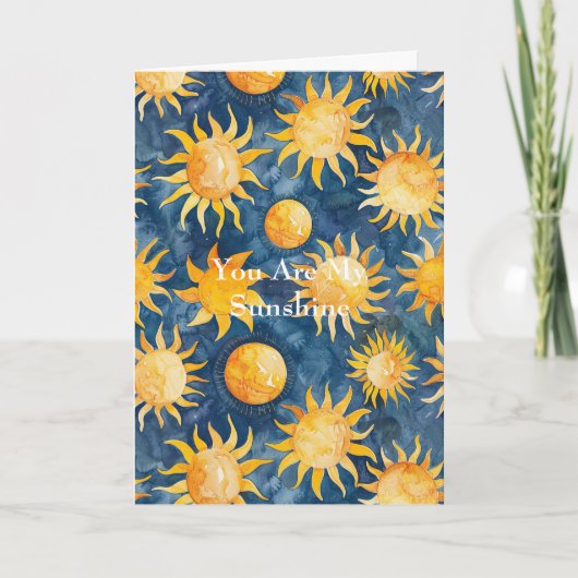 Sunshine Liebe Karte (Vorderseite)