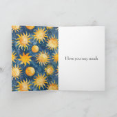 Sunshine Liebe Karte (Innenseite)