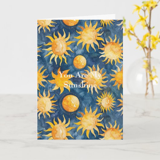 Sunshine Liebe Karte (Gelbe Blume)