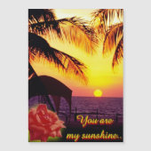 Sunshine Liebe Magnetkarte (Vorderseite)