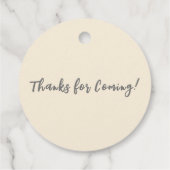 Sunshine Little One Baby Dusche Geschenkanhänger (Rückseite)