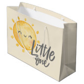 Sunshine Little One Baby Dusche Große Geschenktüte (Rückseite Schrägansicht)