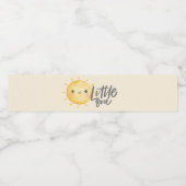 Sunshine Little One Baby Dusche Wasserflaschenetikett (Einzelnes Label)