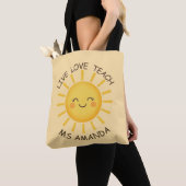 Sunshine Live Love Teach Personalized Teacher Tasche (Von Nahem)