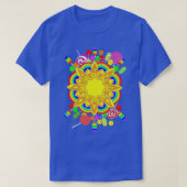 Sunshine Lollipops und Rainbows T-Shirt (Design vorne)